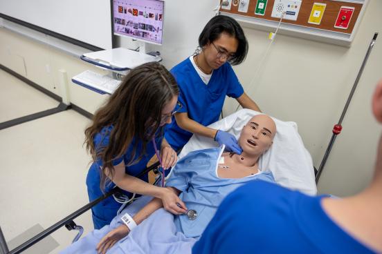 SSU nursing students