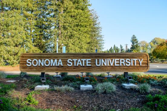 Entrance sign