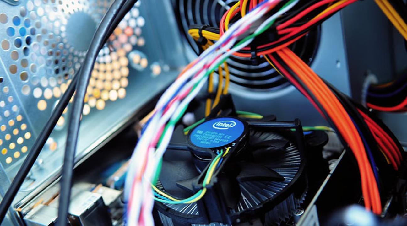inside of a computer