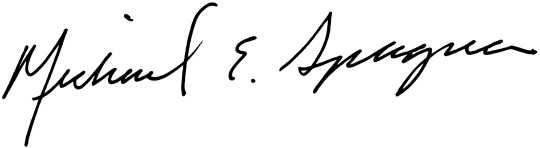 Michael E. Spagna's Signature
