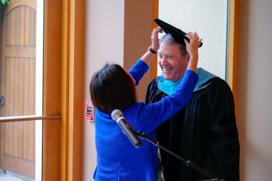 Henry Hansel receives his honorary doctorate 