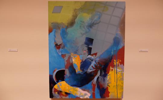 Ryan Patton's "Net" painting