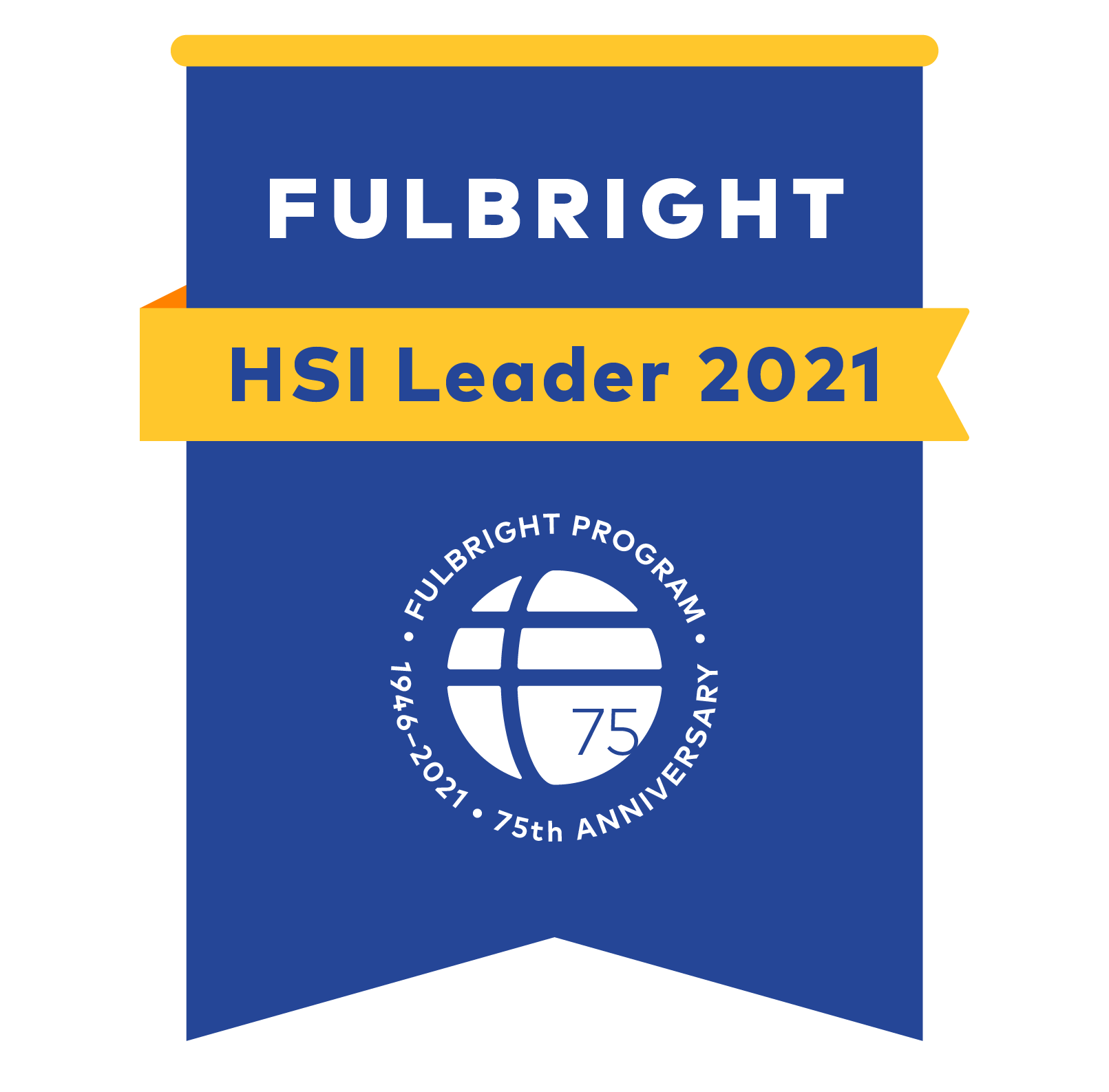 Fulbright HSI Leader badge