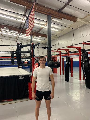 Shaemus Cullen at a MMA gym