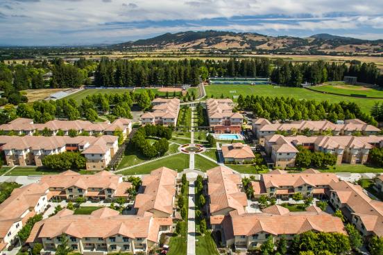 Campus aerial view