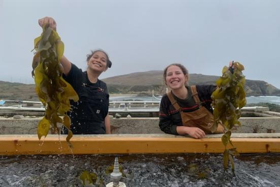 (l-r) Julieta Gomez and Rachael Karm. Photo by Abbey Dias