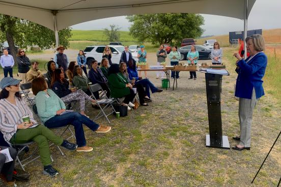 Trail groundbreaking