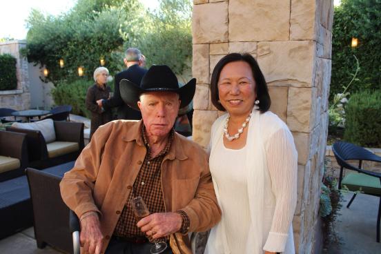 Donald Green with SSU President, Judy K. Sakaki