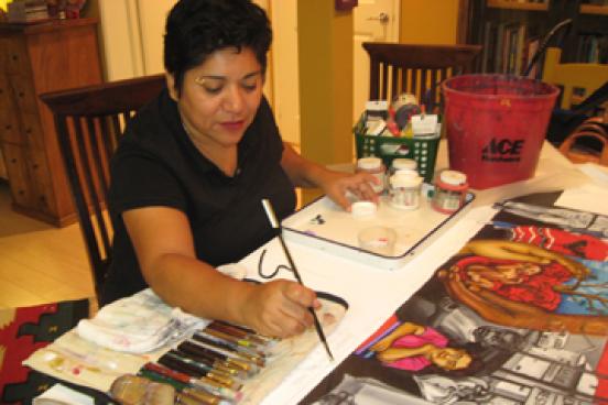 alma lopez painting