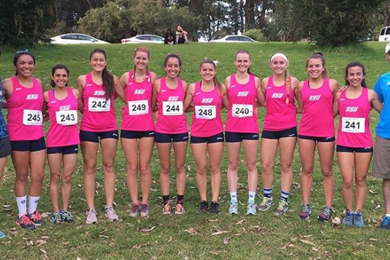 women's cross country team