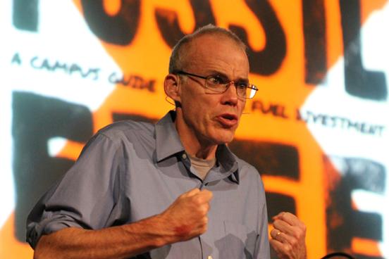 bill mckibben giving a lecture
