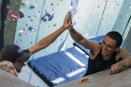 high five