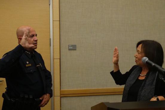 David Dougherty swears in