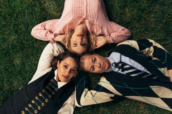 SSU Students (clockwise from top) Vivian Knee, Kimberly Colisch and Katherine Drysdale perform in William Shakespeare’s comedy “Twelfth Night” March 14 to March 31 at Sonoma State University in Rohnert Park. Photo by James Wirth.
