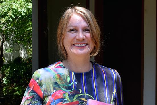 janet hess with her two new books