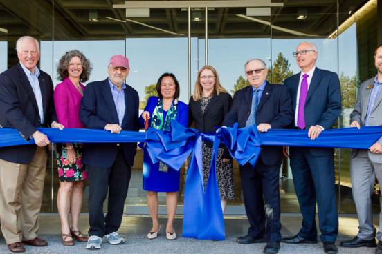 Wine Spectator Learning Center ribbon cutting 