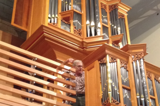 organ in schroeder hall