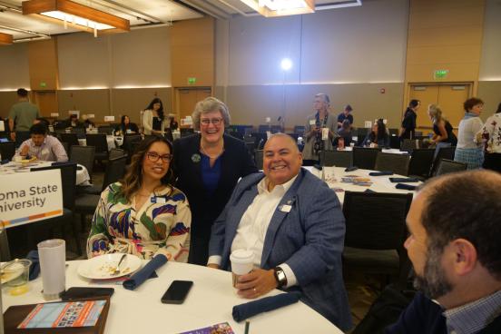 SSU administration attending Los Cien event