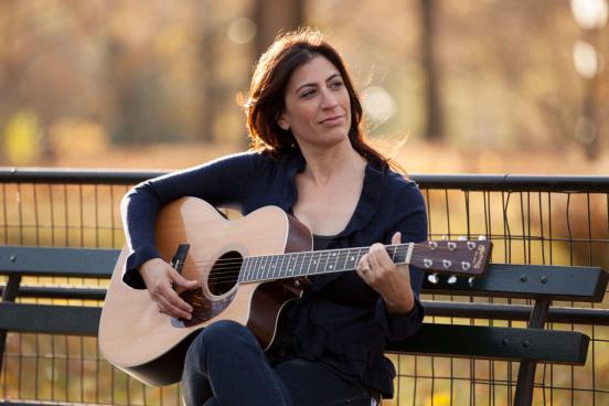 sharon goldman with a guitar 