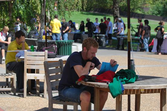 student studying 