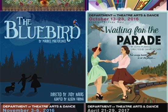 Theater and Arts 2016-2017 Season Posters
