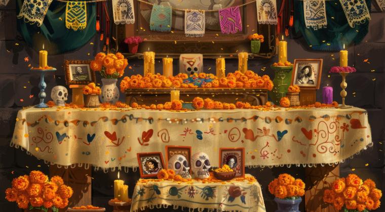 Dia de los Muertos altar