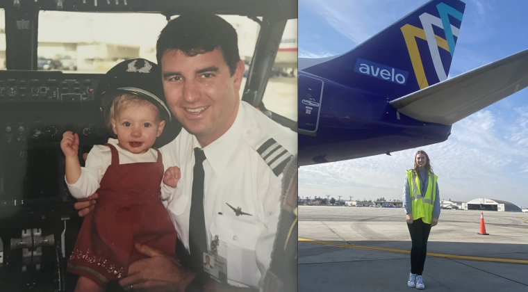 Aviation has always been a part of Molly Oates' life