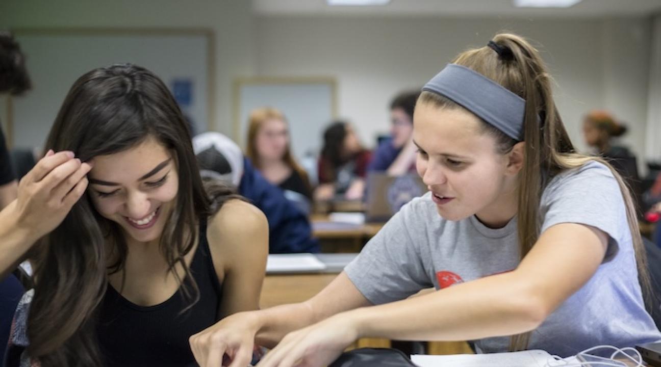 Students in class