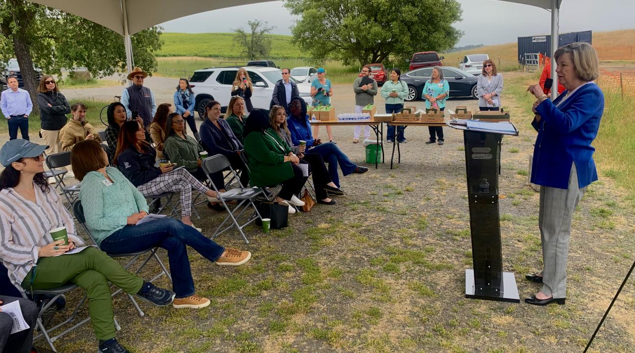Trail groundbreaking