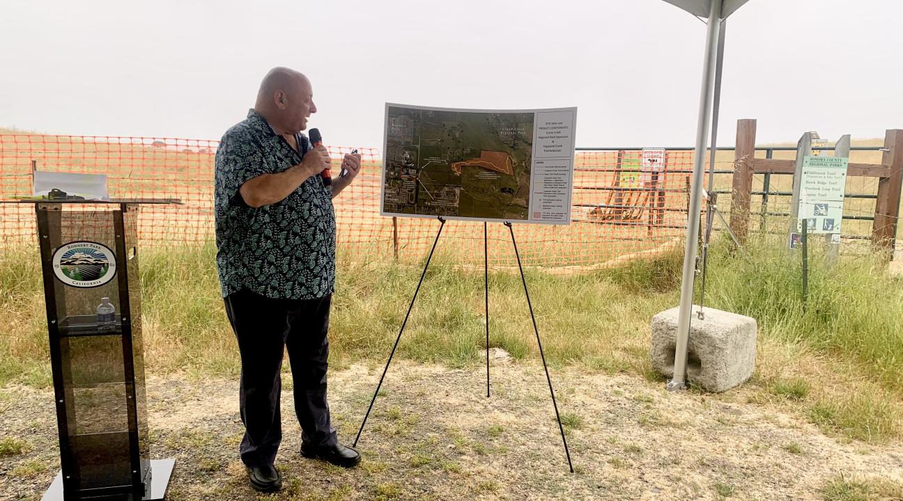 Trail groundbreaking