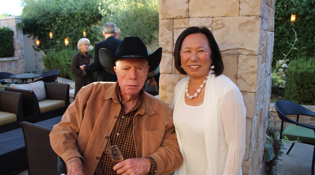 Donald Green with SSU President, Judy K. Sakaki