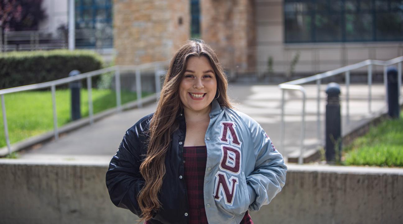 SSU Senior Serina Cabrera is being recognized as the Trustee Emeritus Murray L. Galinson Scholar for her extraordinary public service.