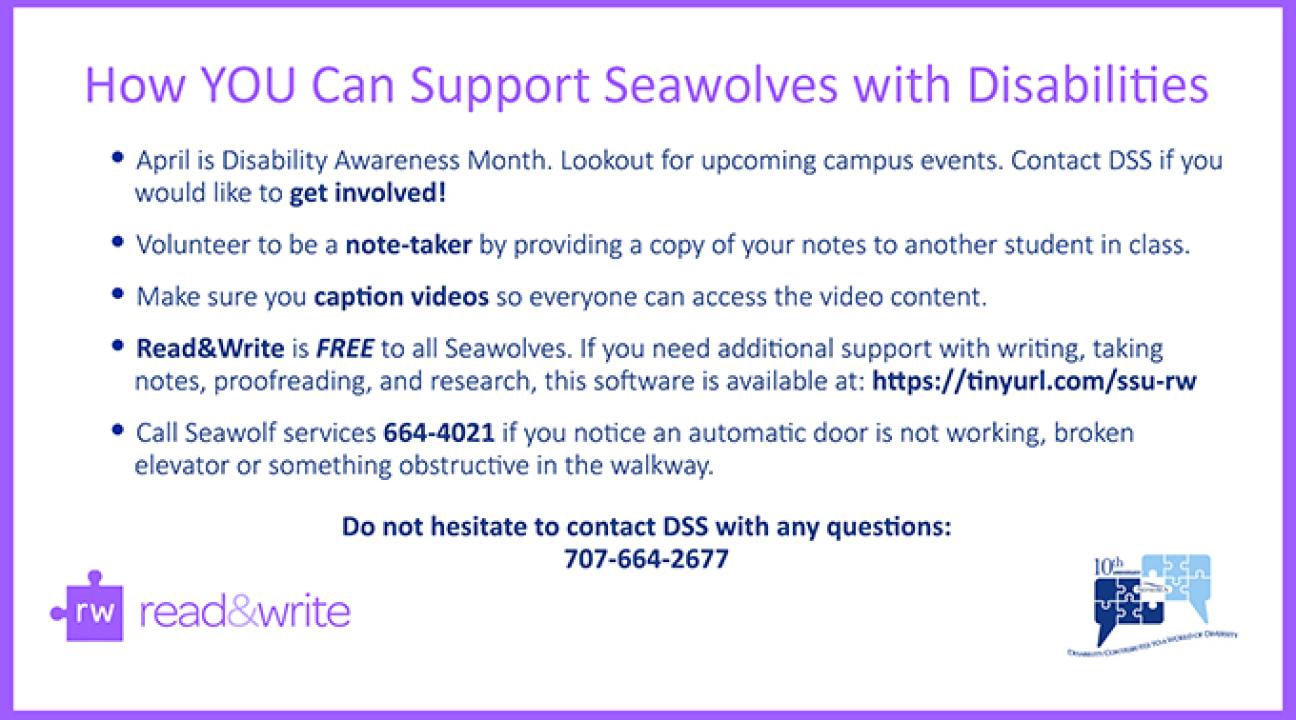 How you can support Seawolves with disabilities