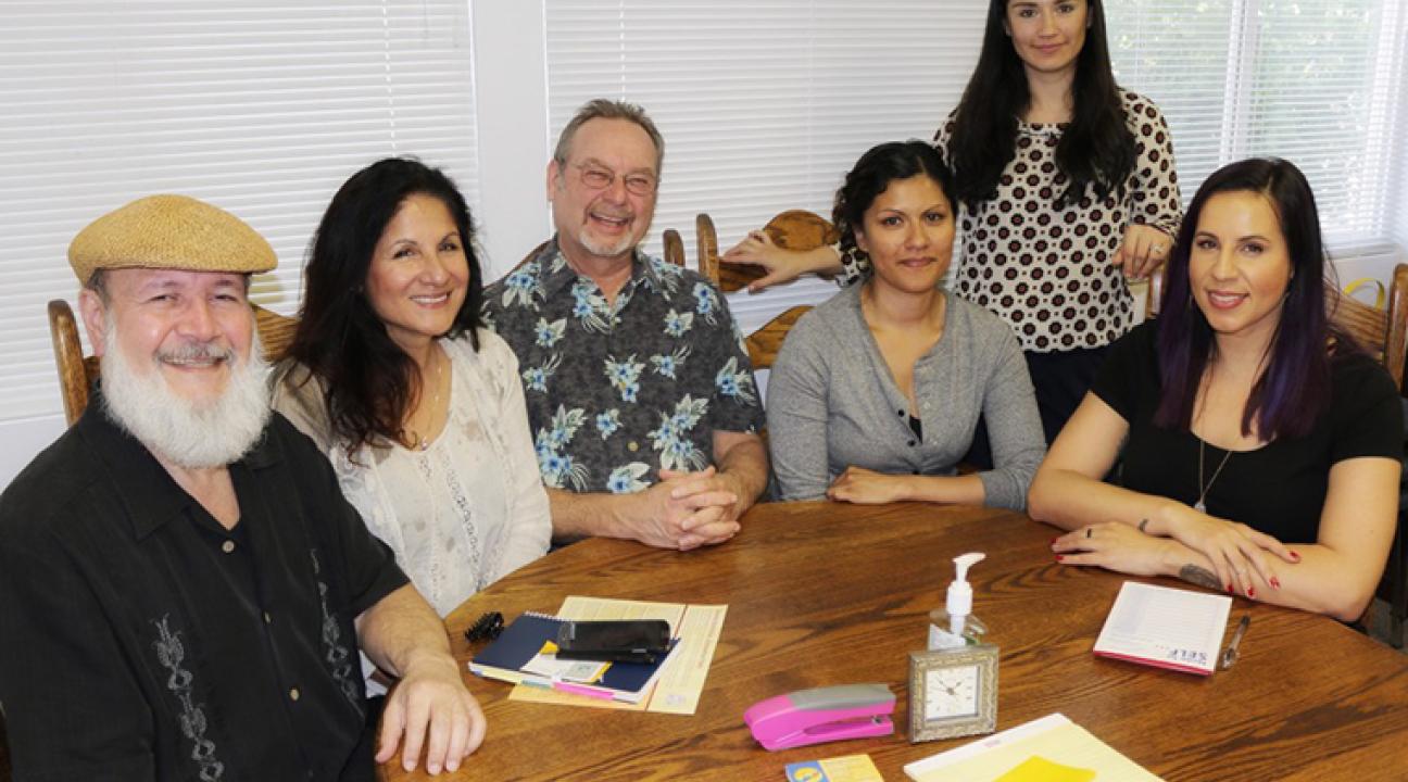 Francisco Vazquez with members of Latino Service Providers