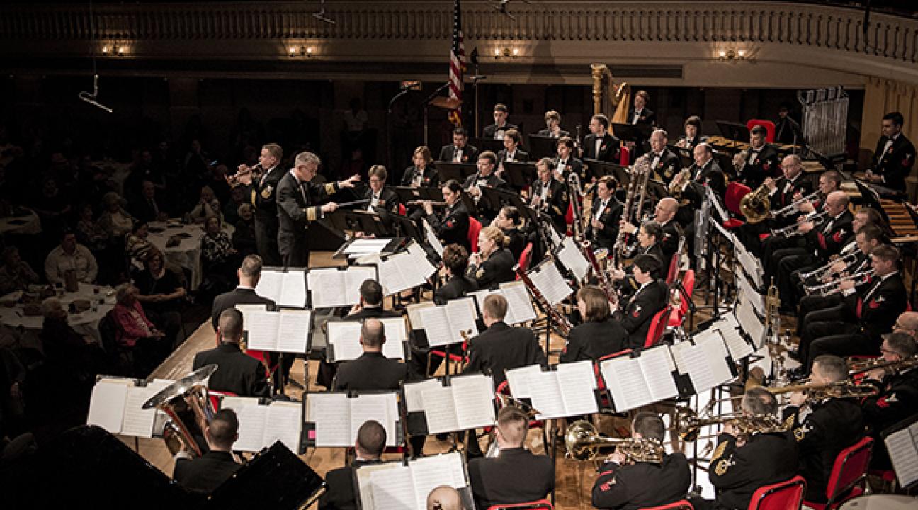 The United States Navy Band comes to the Green Music Center Feb. 21.