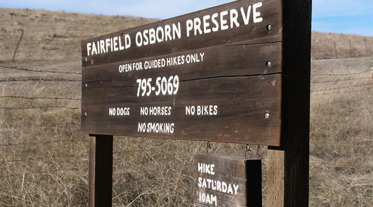 Osborn preserve Sonoma State 