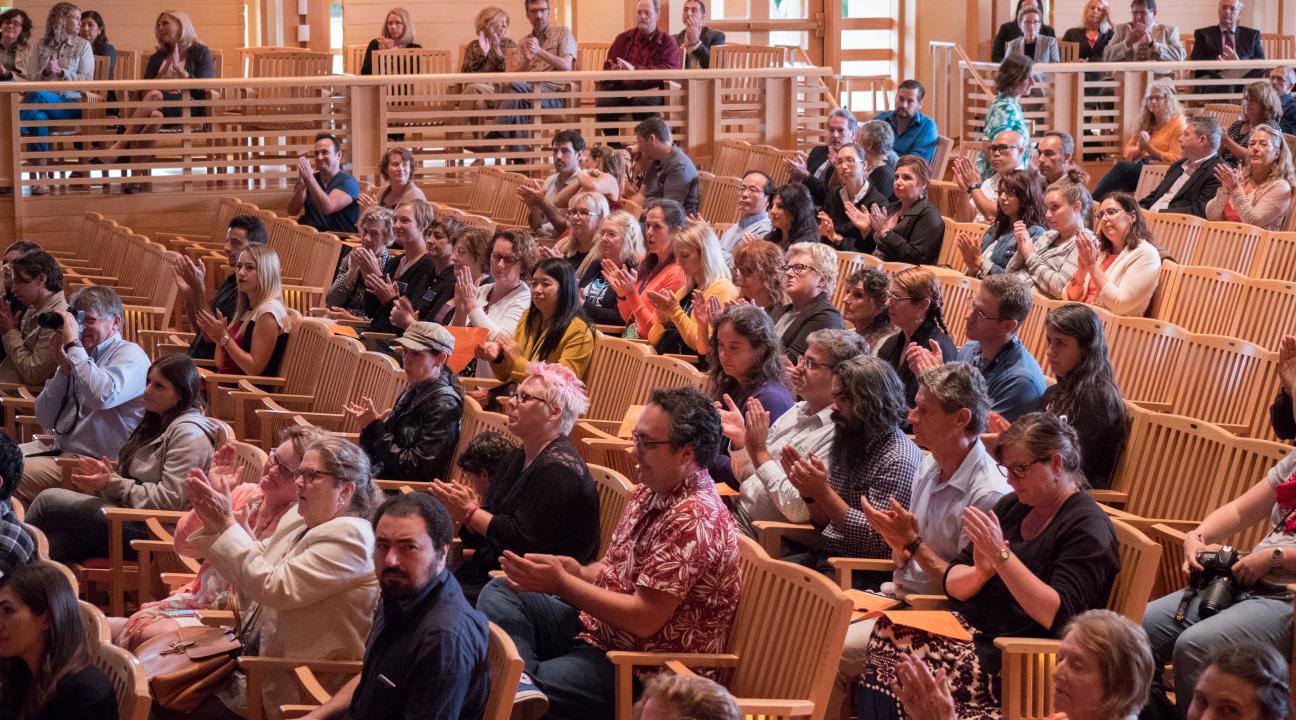 Applause at Convocation 2017 in Weill Hall