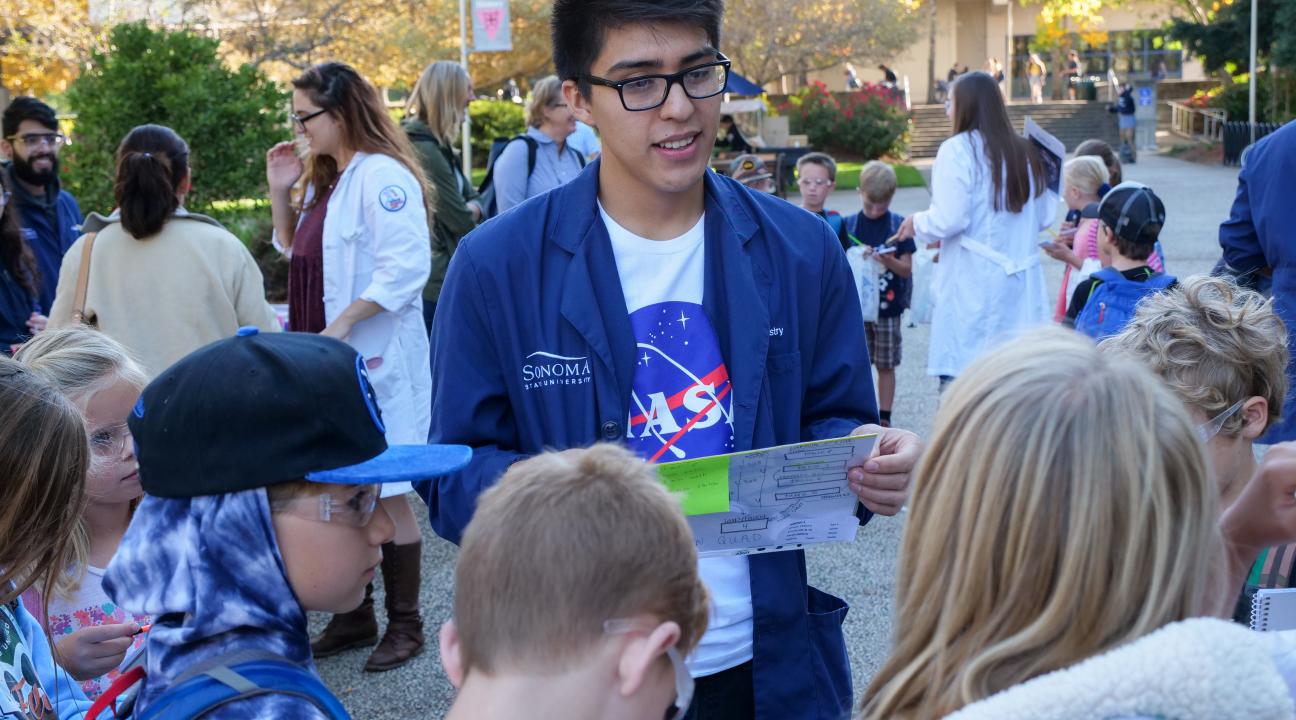 chemistry experiment with kids