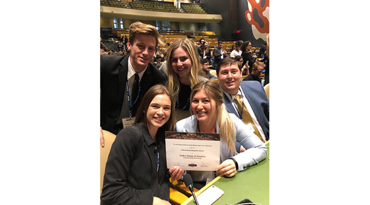 Sonoma State Model United Nations at National Model United Nations Conference