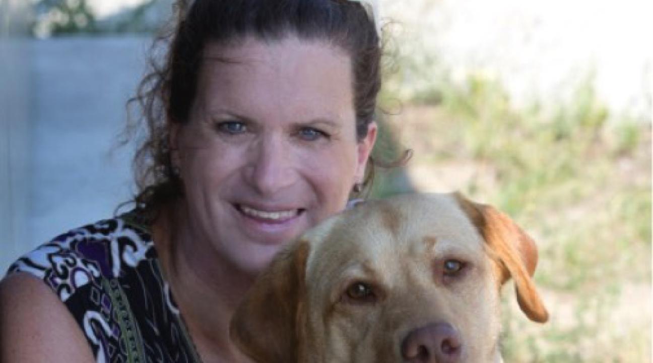 kristen worley and her dog