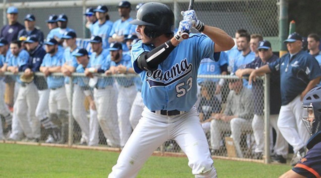 Daniel Caresio at bat 