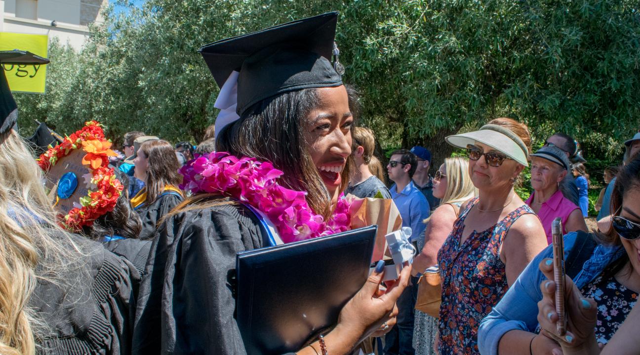 student graduating