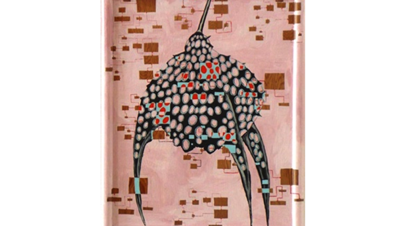 Radiolaria Pterocanium by Holly Sumner