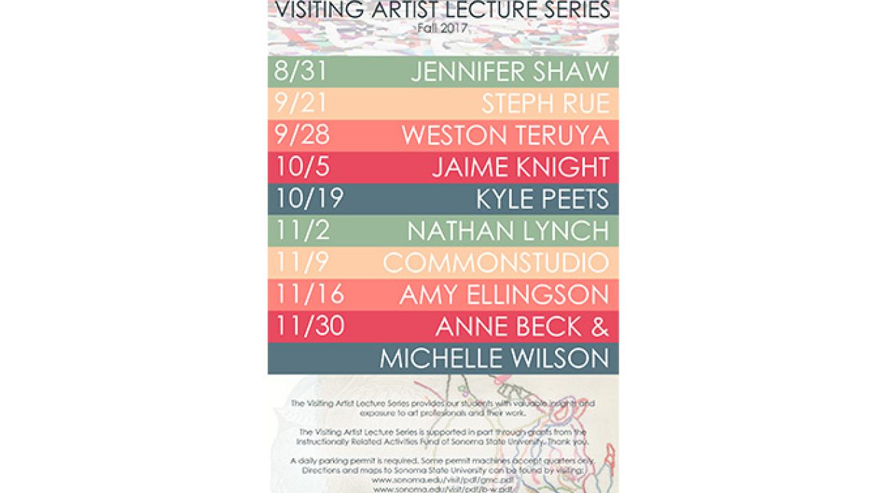 visiting artist series poster