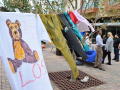 clothesline project in seawolf plaza
