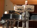Malik-Charles Wade performs during his senior recital on April 28
