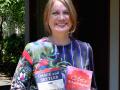 janet hess with her two new books