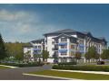 Artist rendering of the 90-unit apartment complex // Courtesy of Basin Street Properties