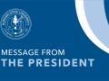 message from the president 