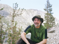 SSU professor Nathan Rank in the Sierra Nevadas near Bishop. 